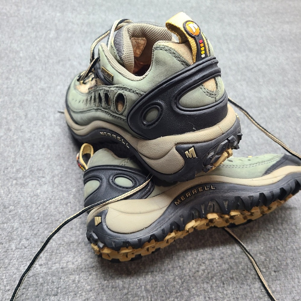 Merrell Reflex II GTX Hiking Shoes Womens 8.5 Green Taupe Excellent Gore-Tex - Picture 4 of 6
